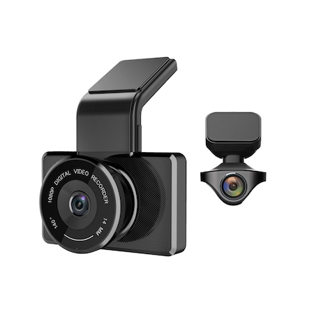 Mygekogear Orbit 950 1080P Front & Rear 1080p Dashcam GPS & Wi-Fi App Control GO95016G